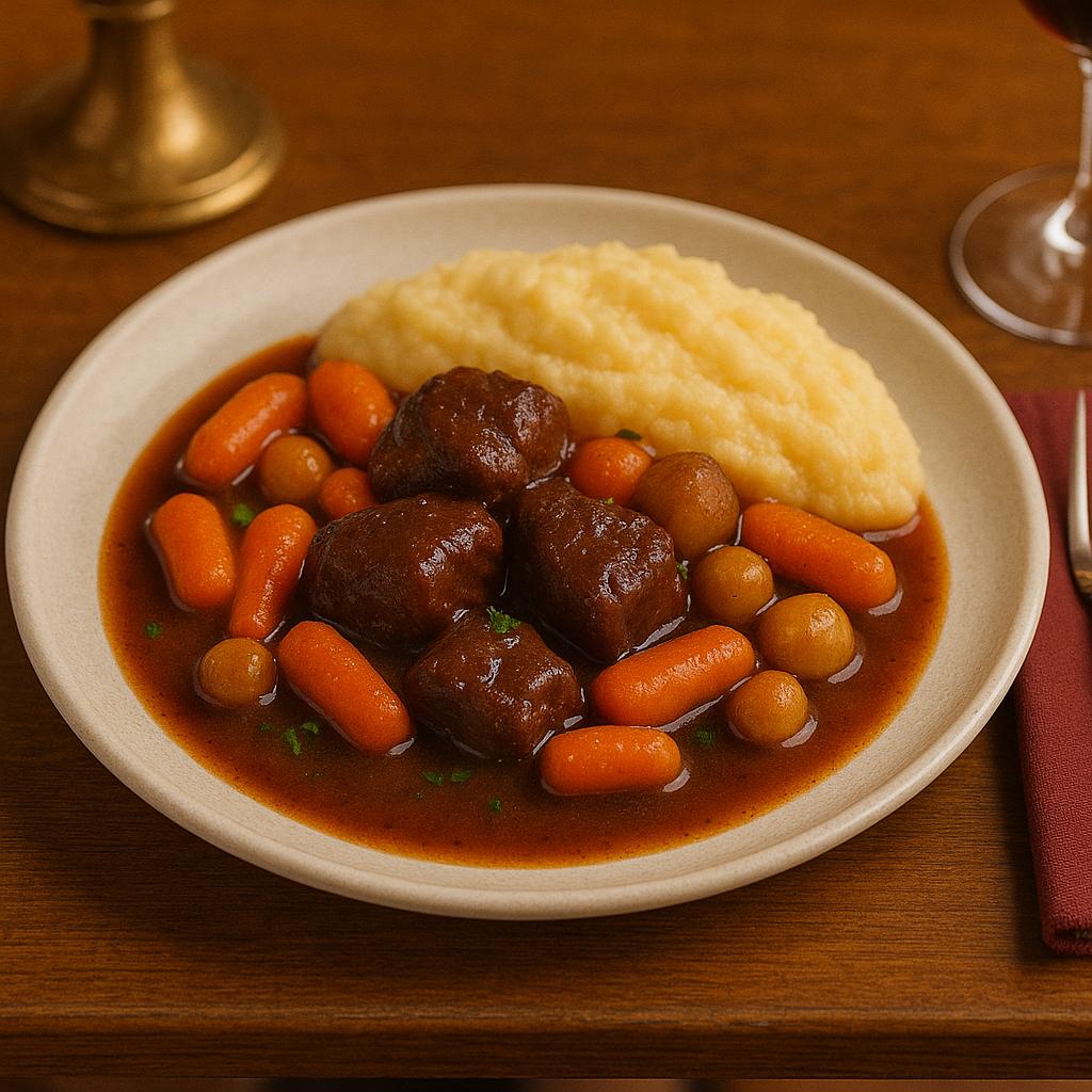 Boeuf bourguignon — photo du plat