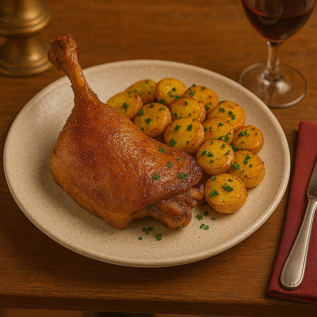 Confit de pato del Suroeste — photo du plat