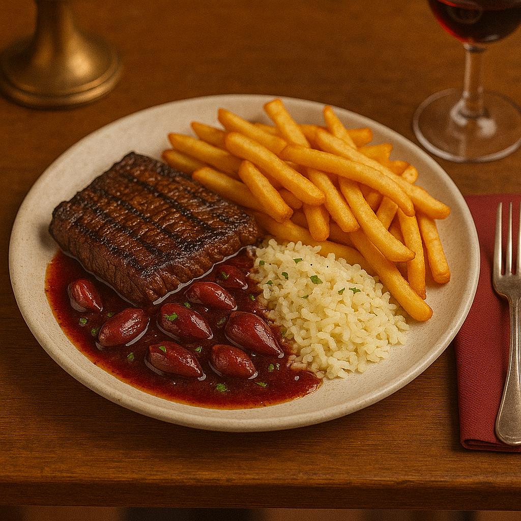Bavette de lomo, salsa de chalota — photo du plat